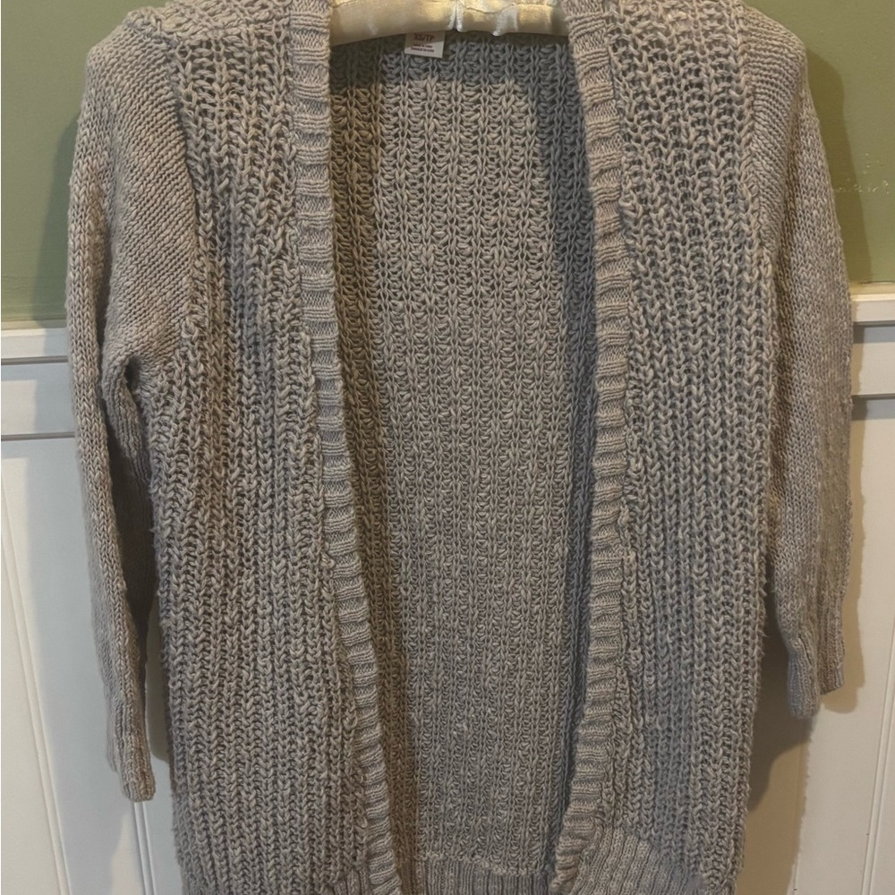Mossimo Supply Co. Open-Front Chunky Knit Cardigan - Gray